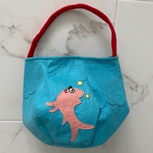 Pottery Barn Kids Dr Seuss Fish Bowl - Treat Bag for Cat in the Hat Costume